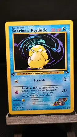 Pokemon TCG - Sabrina's 2 Card Pokemon Lot (Gym Challenge) - LP - Image 2
