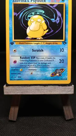 Pokemon TCG - Sabrina's 2 Card Pokemon Lot (Gym Challenge) - LP - Image 4