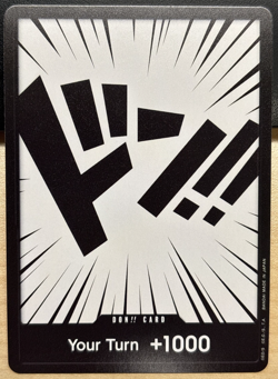 One Piece Romance Dawn OP01 DON Card Your Turn +1000 English - Image 1