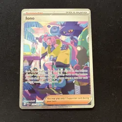 Pokemon TCG Iono Sir Alternative Trainer Card 237/091 Paldean Fates - Image 1