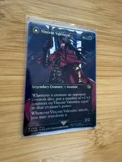 MTG Final Fantasy Surge Foil Borderless Vincent Valentine, Seifer Almasy & more - Image 1