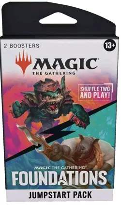 MTG Foundations Jumpstart 2025 2-Booster Pack Magic the Gathering Trading Cards - Image 1