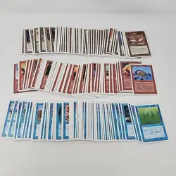 Huge Lot of 460 Vintage Magic The Gathering MTG Revised 4th Edition (1995) - Image 1