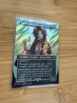 Aerith Gainsborough (Borderless Surge Foil) Final Fantasy #519 NM Magic - MTG - Image 1