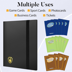 Durable 9-Pocket Card Binder for 360 TCG, MTG, Yu-Gi-Oh, and Sports Cards - Image 3