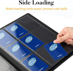 Durable 9-Pocket Card Binder for 360 TCG, MTG, Yu-Gi-Oh, and Sports Cards - Image 5