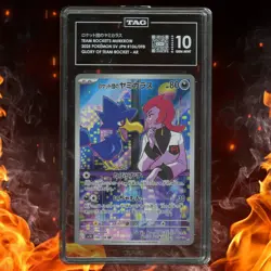 Pokemon Glory Of Team Rocket Japanese Team Rocket's MURKROW 106/098 TAG 10 - Image 1