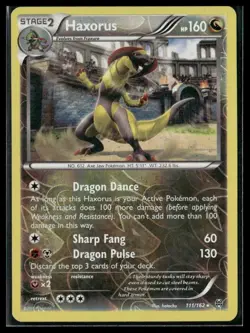 Haxorus #111/162 XY - BREAKthrough Reverse Holo Rare | Pokemon - Image 1