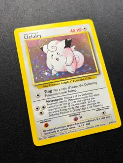 Pokemon Card Clefairy 5/102 Base Set Holo Holo Rare WOTC - Image 2