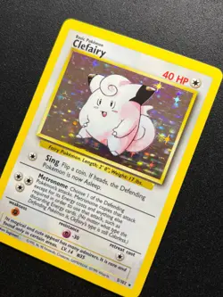 Pokemon Card Clefairy 5/102 Base Set Holo Holo Rare WOTC - Image 3