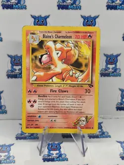 Blaine's Charmeleon 31/132 Gym Challenge Pokemon MP - Image 1