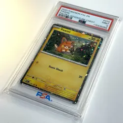 2023 POKEMON PAL EN-PALDEA EVOLVED PALDEA ADVENTURE CHEST #074 PAWMI PSA 9 - Image 4