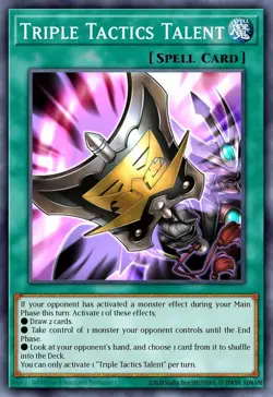 BLMM-EN170 "Triple Tactics Talent" Ultra Rare YuGiOh! NEW - Image 1
