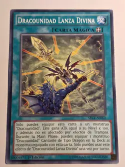 Dragunity Divine Lance●YUGIOH●SECE●COMMON●SPANISH●NM●MORALES - Image 1