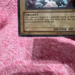 Blue-Eyes White Dragon LOB-001 The Legend of Blue Eyes White Dragon YuGiOh LP! - Image 5