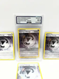 Pokemon error Card Albino Coating Energy Only Graded Difficult to find - Image 5