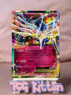 Xerneas EX XY07 Card 'B' Ultra Rare - XY Black Star Promo LP/NM TCGKITTEN - Image 1