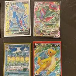 Pokemon Card Lot Of 6 Full Art V And Vmax With Dragonite Nm Condition - Image 2