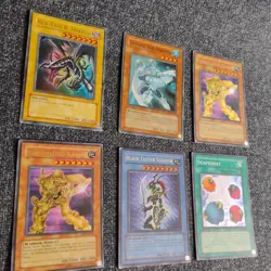 Yugioh Dark Water Earth Magic Card Lot Of 6 Rare Red Eyes Dragon Black Luster - Image 2