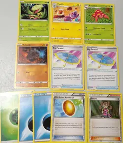 38 Pokemon Card Lot 2013 2016 2017 2020 Shiinotic Fennekin Spinarak Meowth Shinx - Image 4
