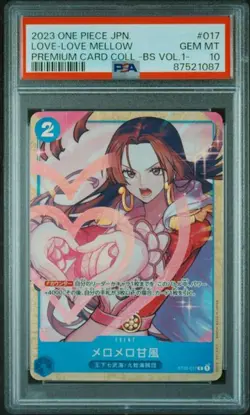 PSA 10 Love Love Mellow ST03-017 2023 ONE PIECE Card Japanese - Image 1