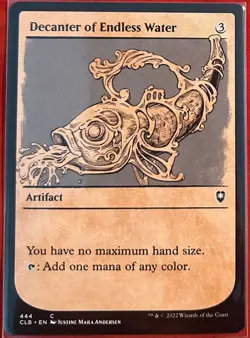 MTG Decanter of Endless Water #444 Comm Legends: Battle for Baldur's Gate -NM SC - Image 1