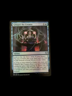 1x Glimpse the Cosmos - Foil LP, English Kaldheim MTG Magic Wizards of the Coast - Image 1