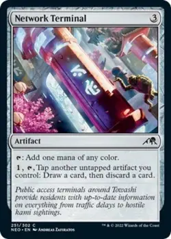 Network Terminal - Near Mint MTG Kamigawa: Neon Dynasty - Image 1