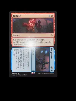 MTG Refuse Cooperate Hour of Devastation 156/199 Regular Rare LP - Image 3