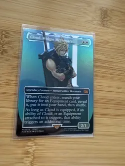 MTG Magic Final Fantasy Borderless Foil Cloud Midgar, Tifa Martial Artist & More - Image 4