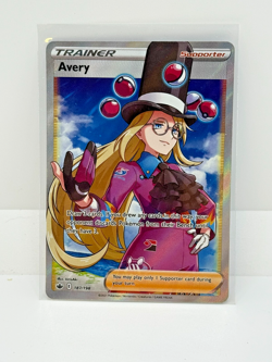 Avery 187/198 Chilling Reign Ultra Rare Holo Trainer Pokemon - Image 1