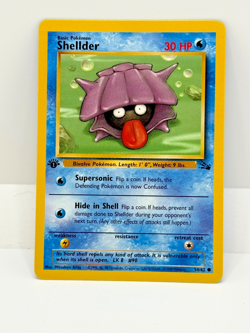 Shellder 54/62 1st Edition Non Holo Pokemon TCG Card Vintage Fossil - Image 1