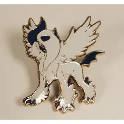 Pokemon Mega Absol Stamped Official Metal Pin 2015 - Image 1