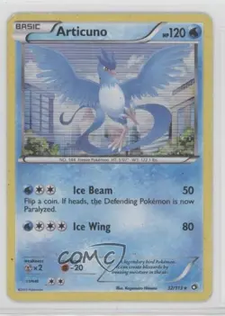 Articuno Holo Pokemon Black & White Legendary Treasures #32 - Image 1