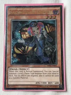 YuGiOh Tour guide From The Underworld Ultimate Rare AP06-EN001 LP/EXC - Image 1
