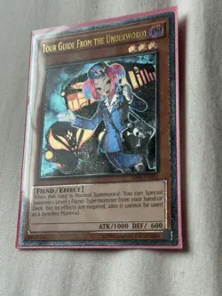 YuGiOh Tour guide From The Underworld Ultimate Rare AP06-EN001 LP/EXC - Image 2