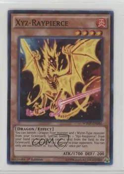 Xyz-Raypierce 1st Ed. YuGiOh World Superstars Replica Reprints #WSUP-EN046 - Image 1