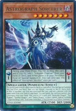 TAMA-EN040 Astrograph Sorcerer 1st Edition Rare Near Mint YuGiOh TCG - Image 1