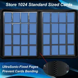 16-Pocket Card Binder Compatible with PTCG Card,32 Double-Sided Pages for 100... - Image 3