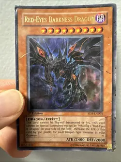 Yugioh / Red Eyes Darkness Dragon / SD1-EN001 / Ultra Rare / 1st Ed - Image 1