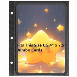 Card Binder for Jumbo/Oversized Cards, 80+ Pockets Card Storage Abulm with 40... - Image 5