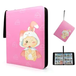 9 Pocket Card Binder - Premium Zip Trading Card Binder - 900 Double Sided Poc... - Image 1