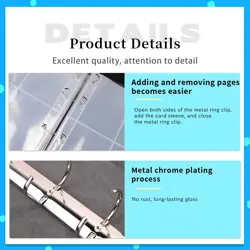 Trading Card Binder 9 Pocket,Double-Sided Pages for 900 Cards, PU Cover Colle... - Image 5