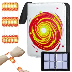 Card Binder 4 Pockets,Collectible Trading Card Albums, 400 Double Sided Pocke... - Image 1