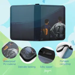 Soccer Card Binder Fits 440 Cards,4-Pocket Trading Card Binder,3 Ring Card Ho... - Image 4