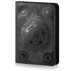 Trading card binder,Ringless Zip laser foiling Binder,540 Double Sided Pocket... - Image 1