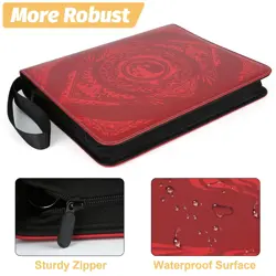 9-Pocket Card Binder for MTG,720 Double Sided Pocket PU Trading Collection Bi... - Image 3