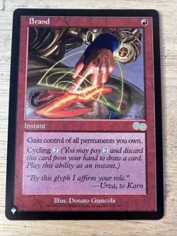 Brand - The List Rare - MTG Magic - Pack fresh - Image 1