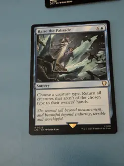 Raise The Palisade Commander The Lord Of The Rings MTG NM - Image 1