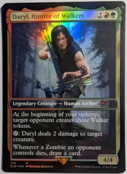 Daryl, Hunter of Walkers Foil x1 Secret Lair Walking Dead MTG LP/NM - Image 1